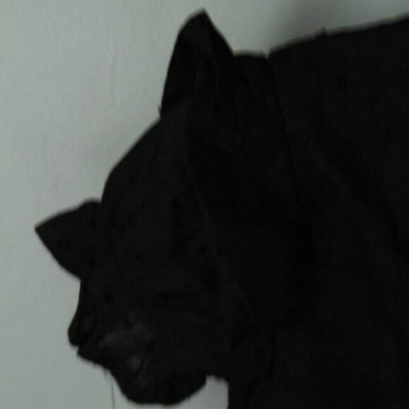 Gap Size 12-18M Black Dress Butterfly Flowers Embroidered - Picture 3 of 3